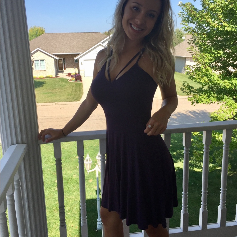 Purple Tank Top Dress